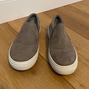 Grey Steve Madden slip on sneaker. Size 8.